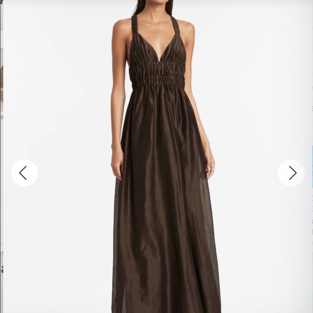 SIR The Label Anje V Neck Gown